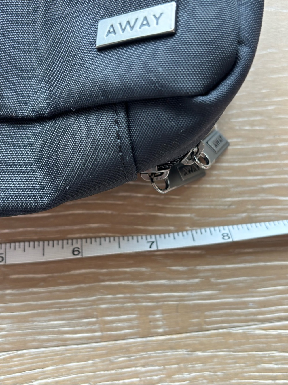 Away Black Men's Toiletry Organizer Pouch - Picture 6 of 7